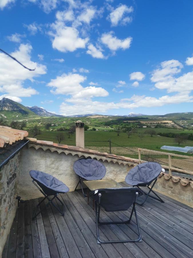 La Ferme De La Condamine Bed & Breakfast Saint-André-de-Rosans Екстериор снимка